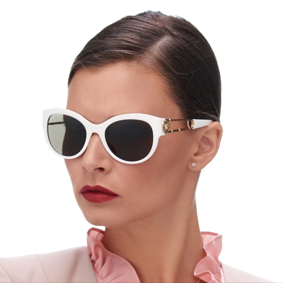 Versace Accessories New Versace Womens Sunglasses Ve4389 343 Cateye